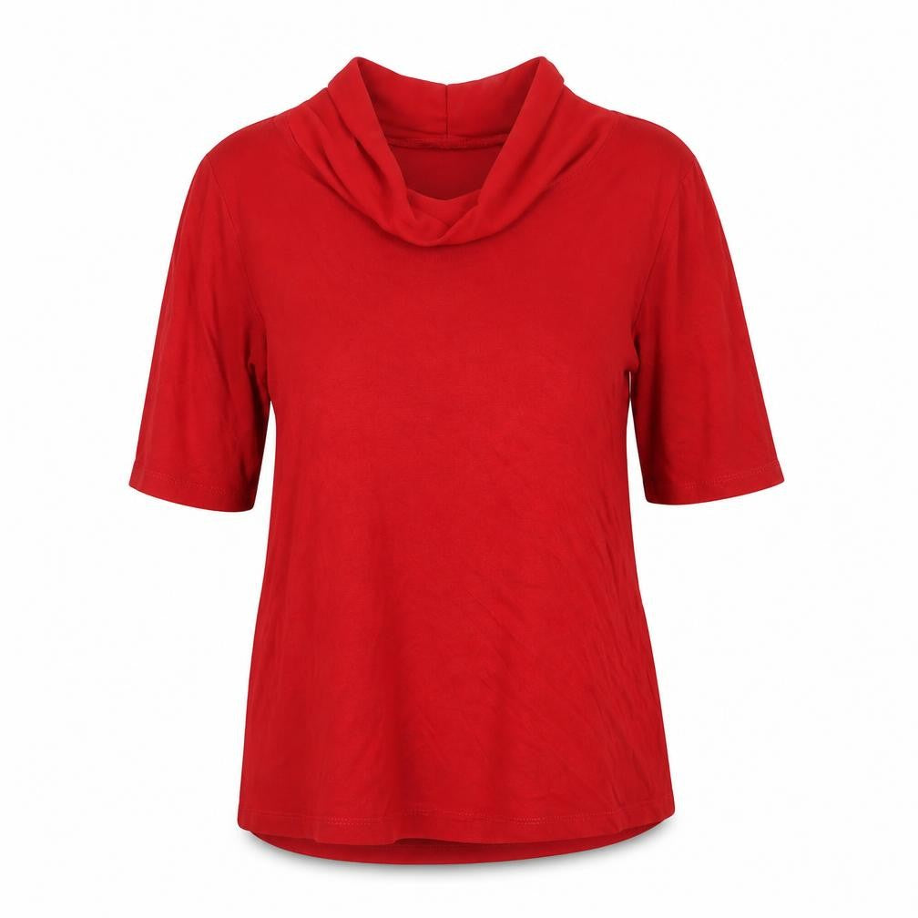 MORE & MORE Womens Red  Knit Pullover Jumper Size 12