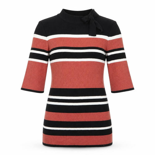 Dorothy Perkins Womens Multicoloured Striped Knit Pullover Jumper Size 10
