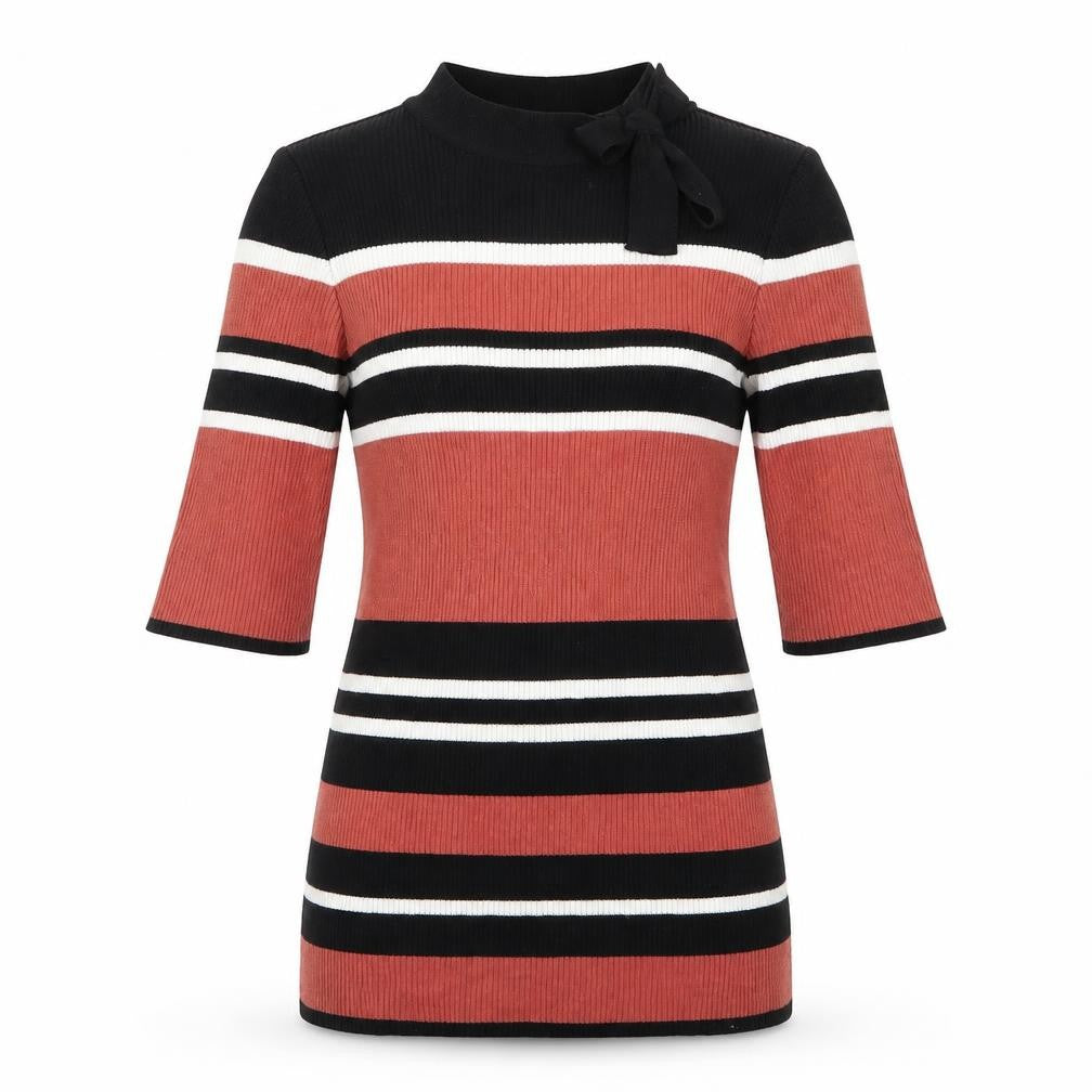 Dorothy Perkins Womens Multicoloured Striped Knit Pullover Jumper Size 10