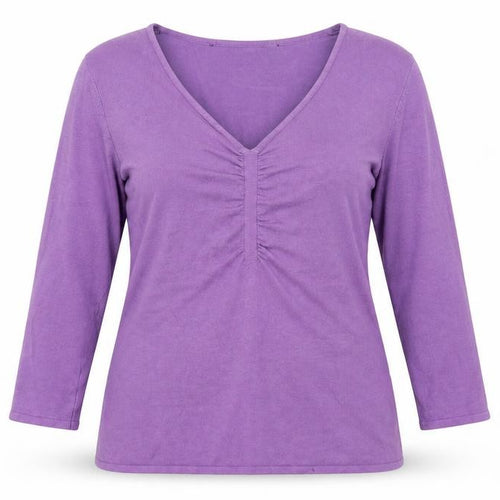 Stephen Y Womens Purple  Knit Pullover Jumper Size M