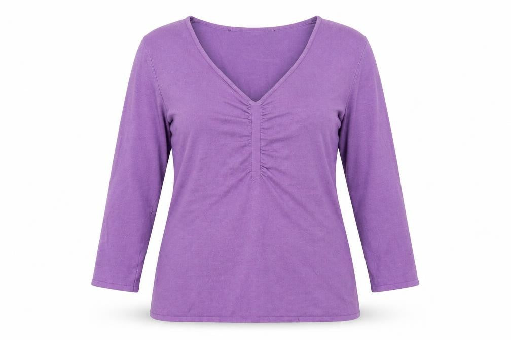 Stephen Y Womens Purple  Knit Pullover Jumper Size M