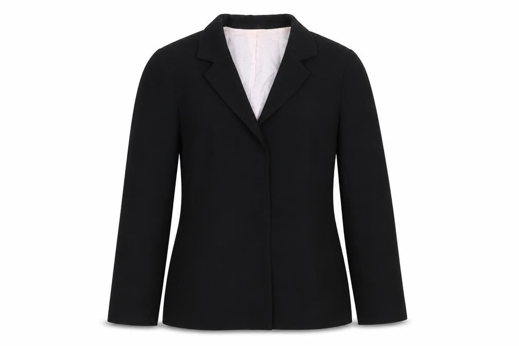 Dorothy Perkins Womens Black  Rayon Jacket Suit Jacket Size 10