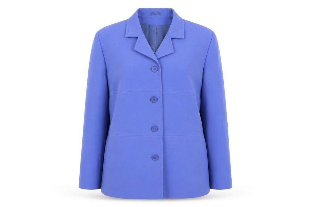 Extra Elegance Womens Blue   Overcoat Coat Size 10