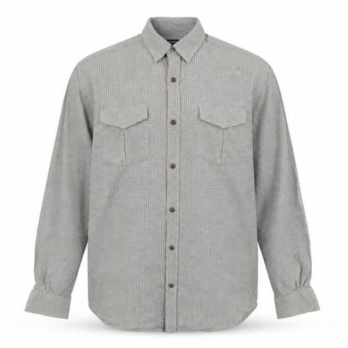 Peacocks Mens Green Check   Button-Up Size L