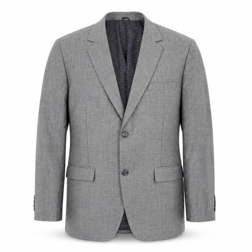 Preworn Mens Grey Check  Jacket Suit Jacket Size 42
