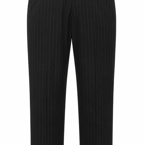 CHARLON GREY Mens Black Striped  Trousers  Size 30 in L31 in