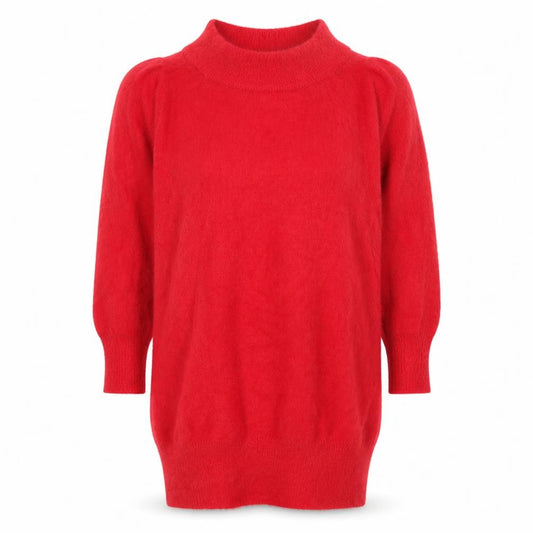 Front view of Papaya women’s red jumper dress, size L