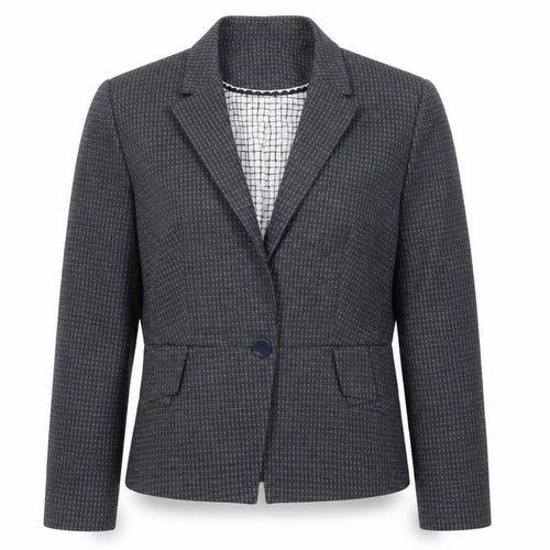 Marks and Spencer Womens Blue Polka Dot  Jacket Suit Jacket Size 12