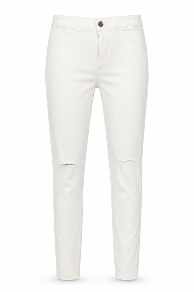 Topshop Womens White  Denim Skinny Jeans Size 28 in L30 in