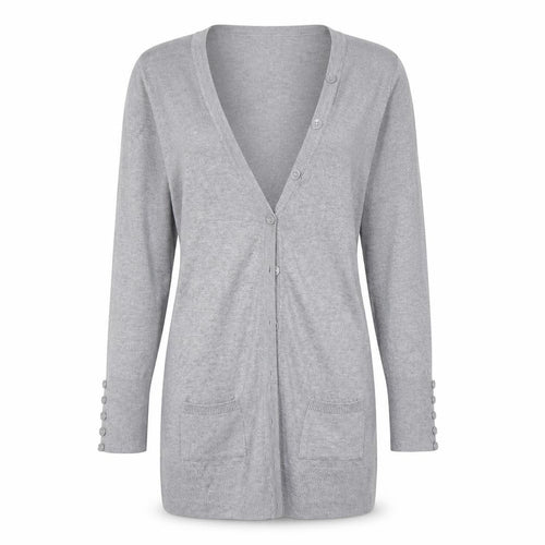 Marks and Spencer Womens Grey   Cardigan Jumper Size 8