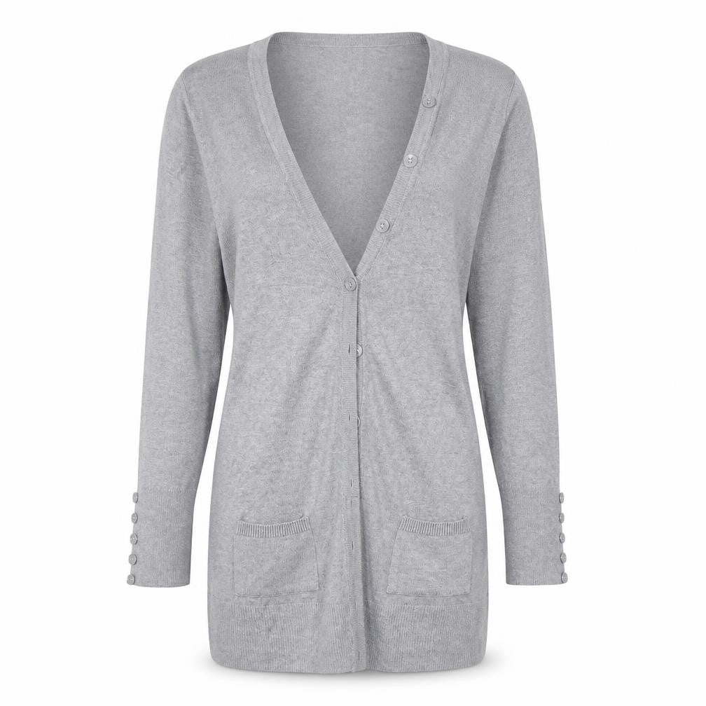 Marks and Spencer Womens Grey   Cardigan Jumper Size 8