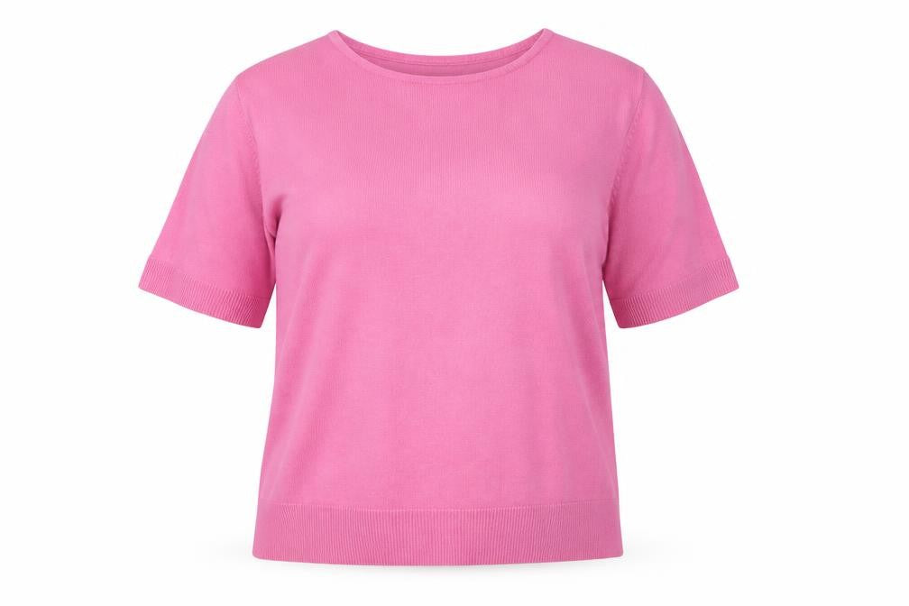 Marks and Spencer Womens Pink   Basic T-Shirt Size 14
