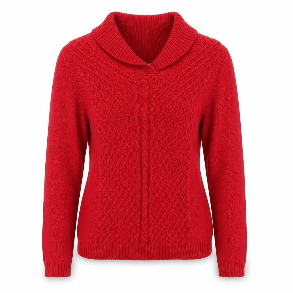 studio  Womens Red   Pullover Sweatshirt Size M