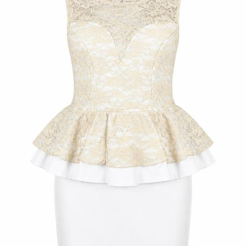AX Womens Beige   Fit & Flare  Size 12