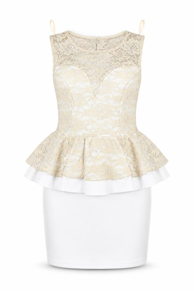 AX Womens Beige   Fit & Flare  Size 12