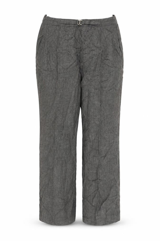Front view of Damart women’s grey trousers, size UK 14, 25-inch leg