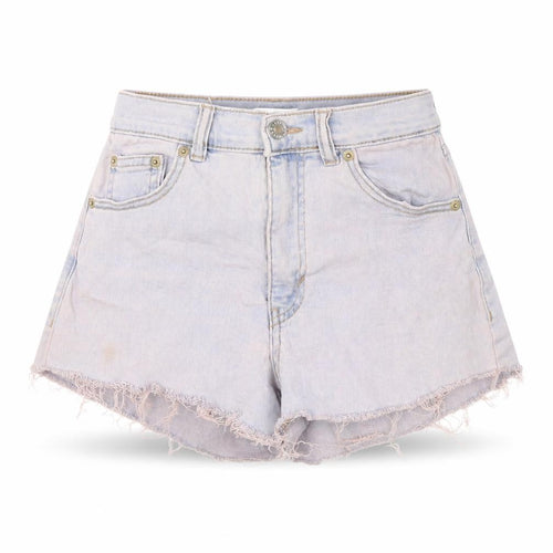 Pull&Bear Womens Pink  Denim Hot Pants Shorts Size 6