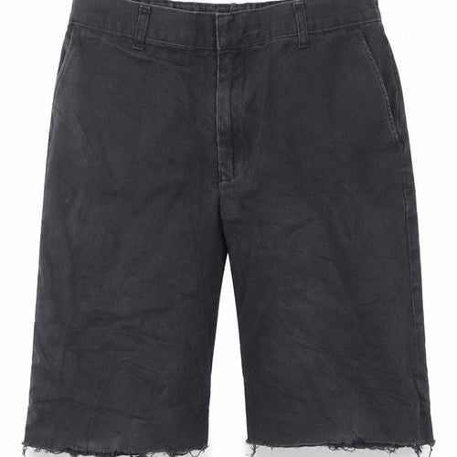 Marks and Spencer Boys Black   Cargo Shorts Size 8-9 Years