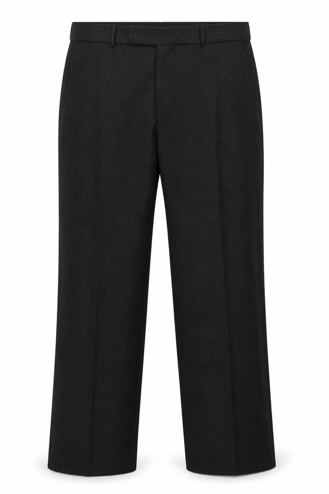 George Mens Black Striped  Trousers  Size 34 L23 in
