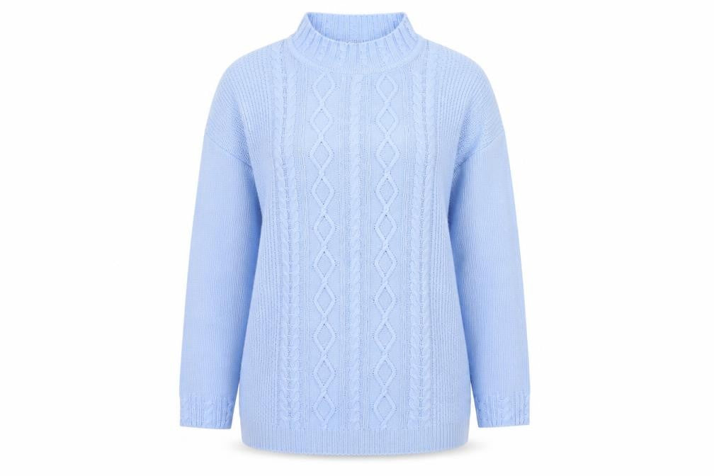 isle  Womens Blue   Pullover Jumper Size XL