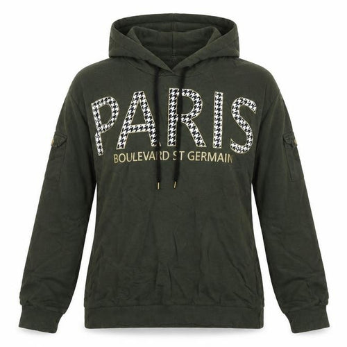 Select Womens Green   Pullover Hoodie Size 12