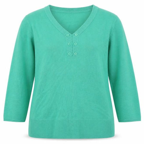 Klass Womens Green   Pullover Jumper Size XL
