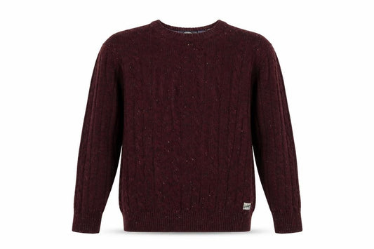 Front view of St George men’s red jumper, size M