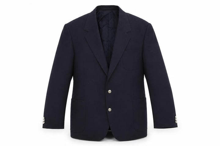 Sergio Rossi Mens Blue Jacket Suit Jacket Size 46