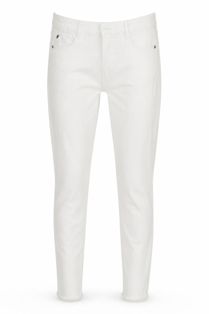 Denim & Co. Womens White   Skinny Jeans Size 10 L27 in