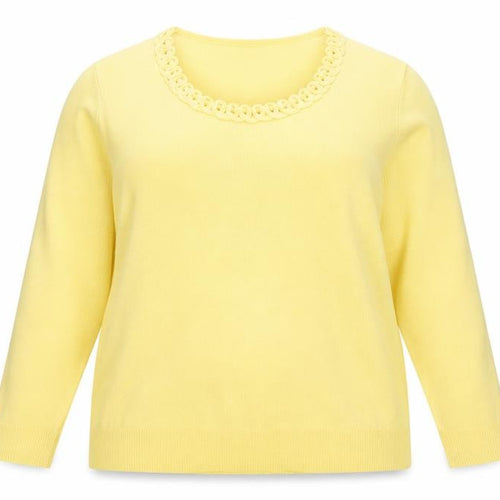Wardrobe Womens Yellow   Pullover Jumper Size 16