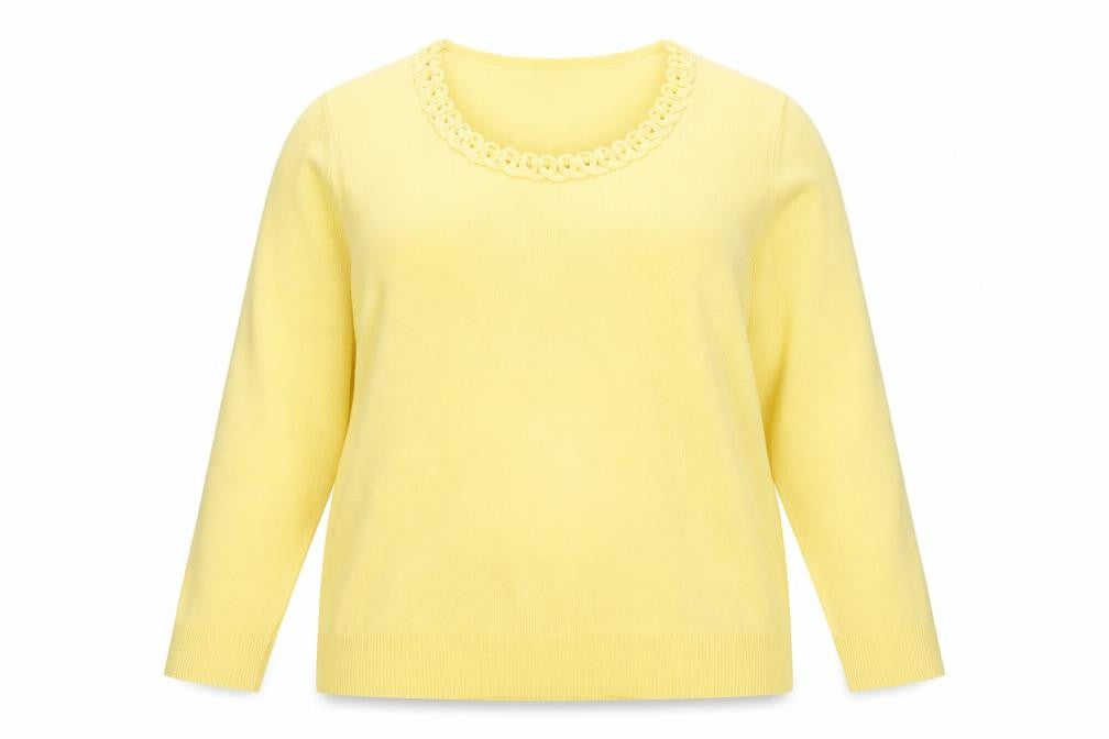 Wardrobe Womens Yellow   Pullover Jumper Size 16