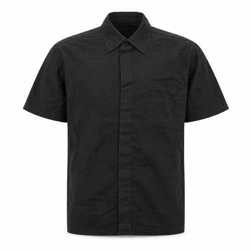 Black Blue Mens Black    Button-Up Size M