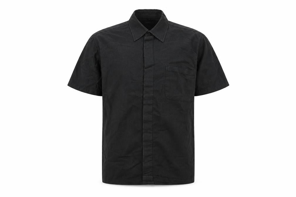 Black Blue Mens Black    Button-Up Size M