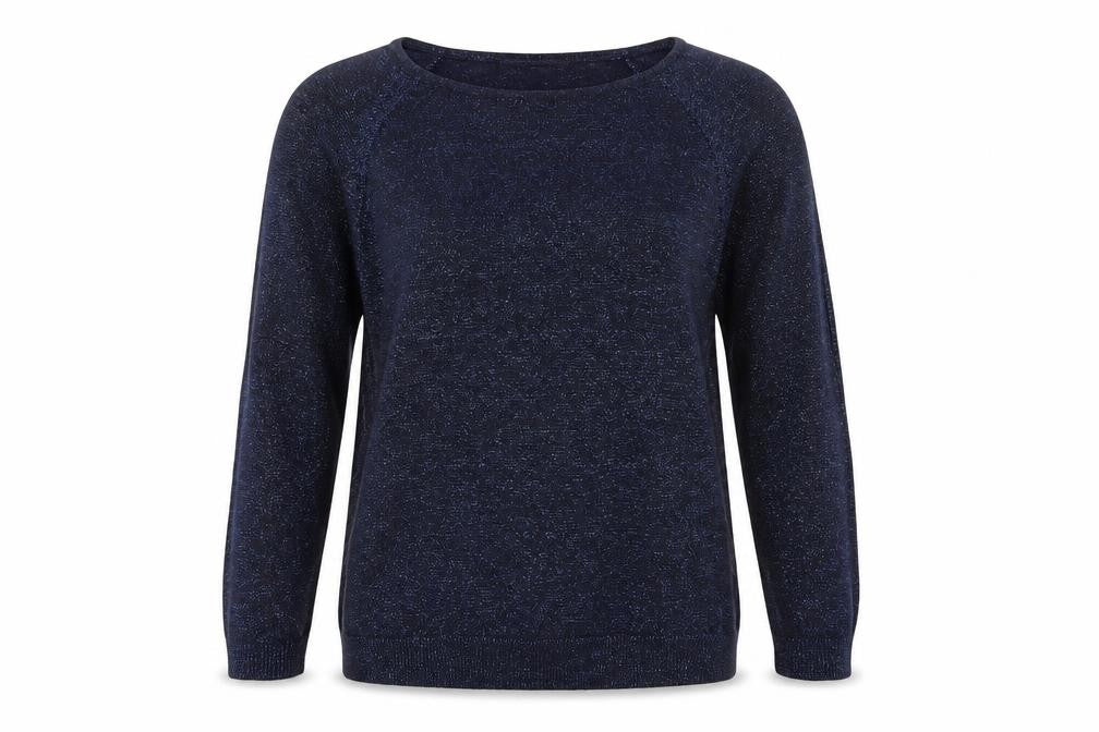 Marks and Spencer Womens Blue   Pullover Jumper Size 8  - Cold shoulder