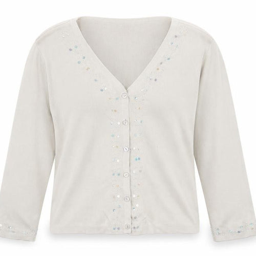 Klass Womens Beige   Cardigan Jumper Size L