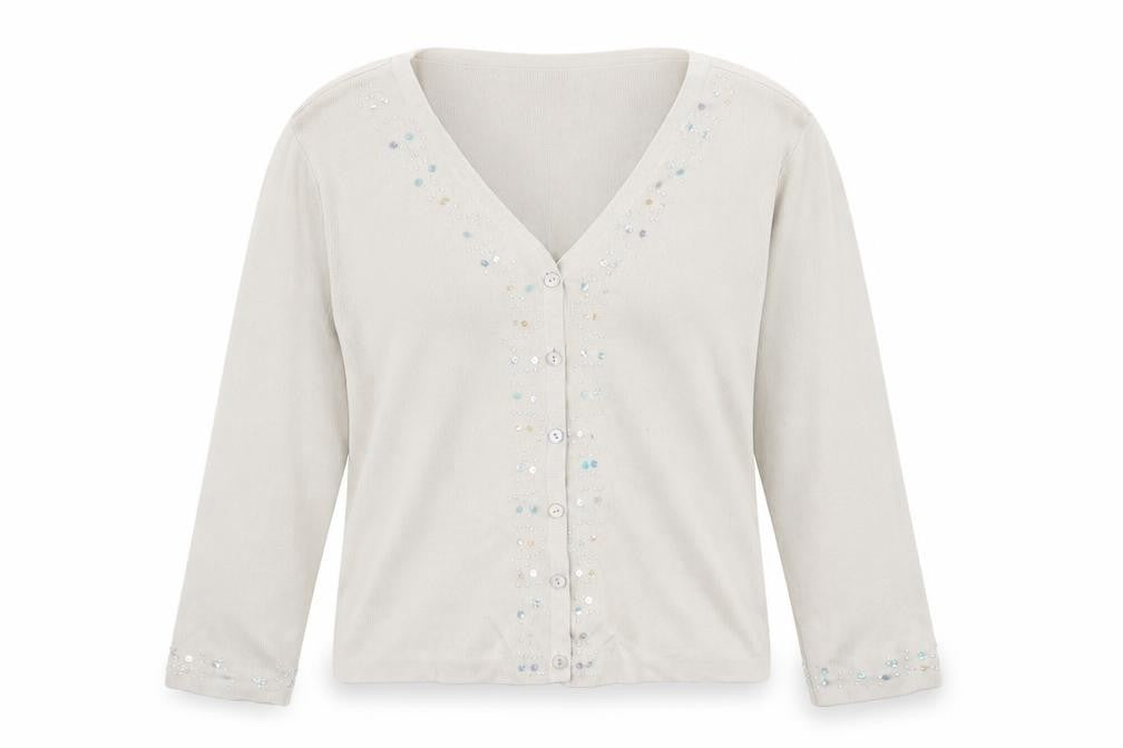 Klass Womens Beige   Cardigan Jumper Size L