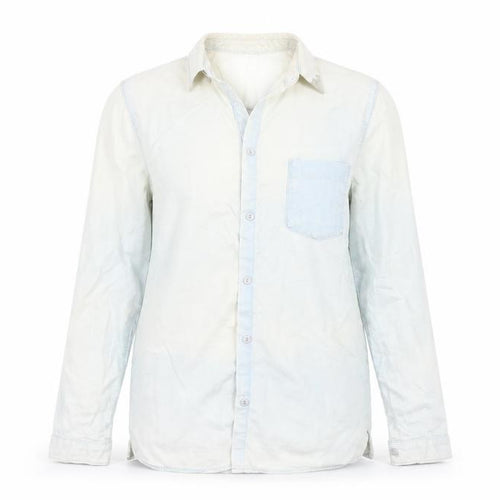 Topshop Womens Blue  Denim Tunic Button-Up Size 8