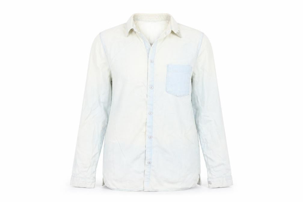 Topshop Womens Blue  Denim Tunic Button-Up Size 8