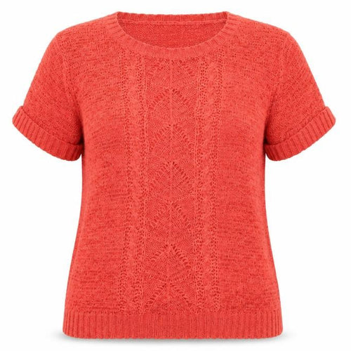 Julipa Womens Pink  Knit Pullover Jumper Size 16  - Coral