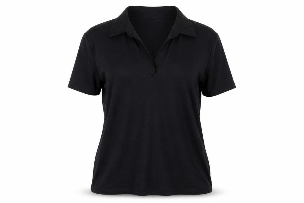 Donna Lewis Womens Black  Jersey Basic T-Shirt Size XL