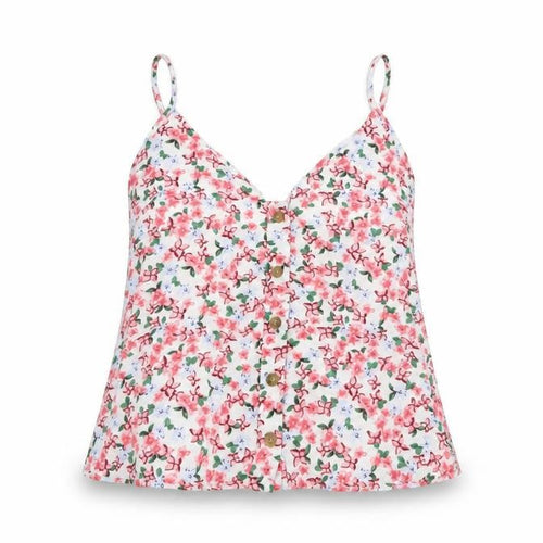 Pins & Needles Womens Pink Floral  Basic Tank Size S