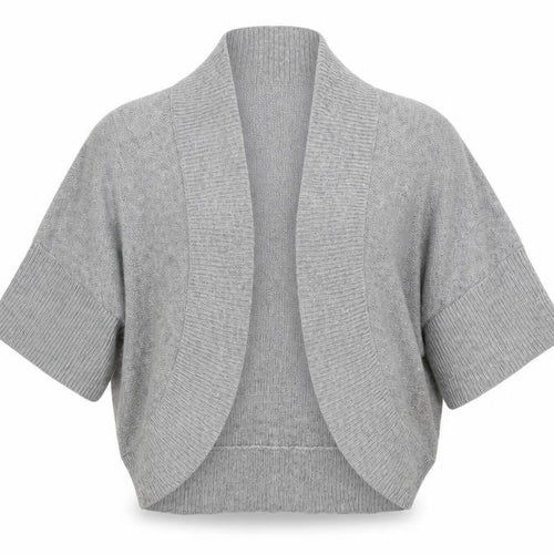 Cortefiel Womens Grey  Knit Cardigan Jumper Size L