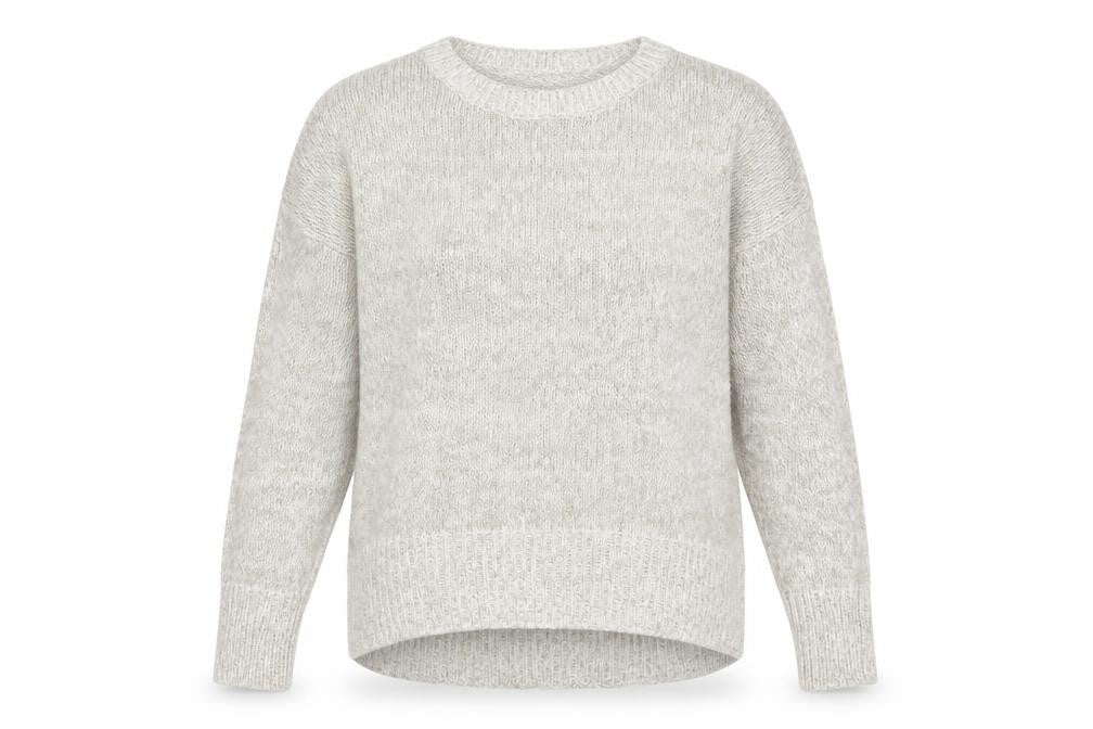 New Look Womens Grey  Knit Pullover Jumper Size M
