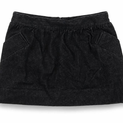 JOHANN Womens Black  Denim Mini Skirt Size M