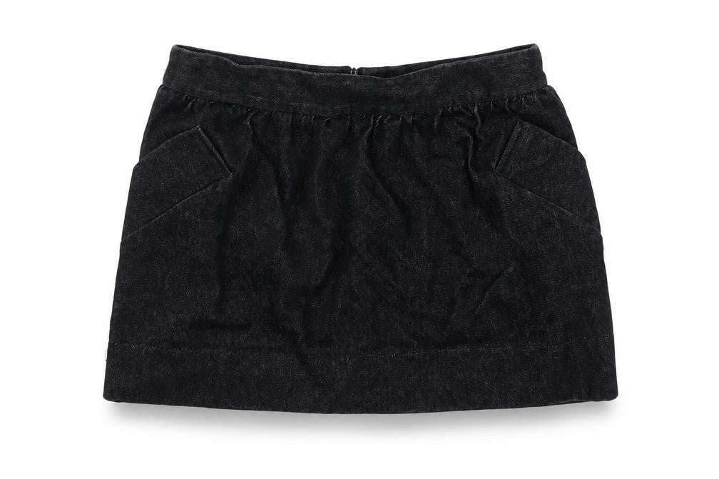 JOHANN Womens Black  Denim Mini Skirt Size M