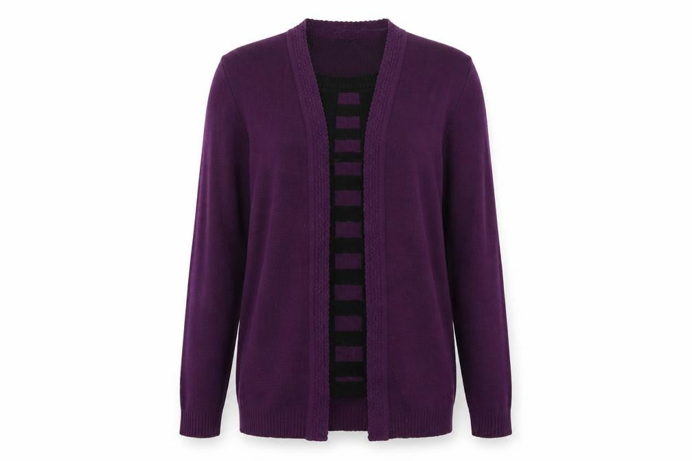 Glimpse Design Womens Purple   Cape Jumper Size M