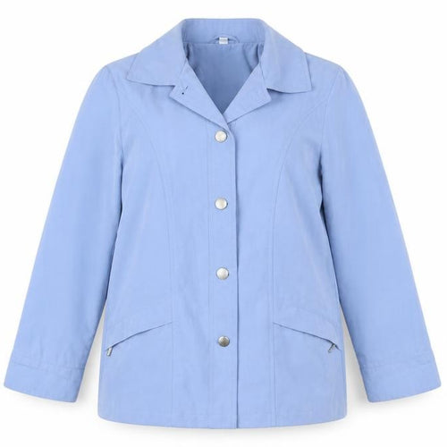 Klassik Womens Blue   Overcoat Coat Size 10