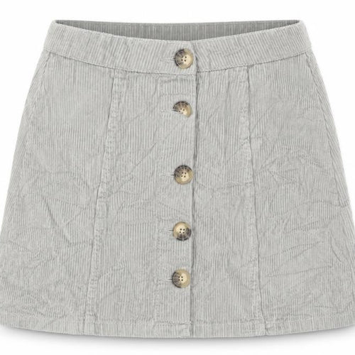 Denim & Co. Womens Green  Corduroy A-Line Skirt Size 8