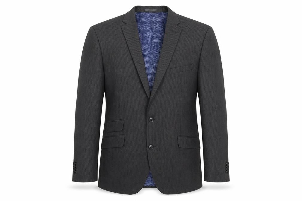 Taylor & Wright Mens Grey Striped  Jacket Suit Jacket Size 44