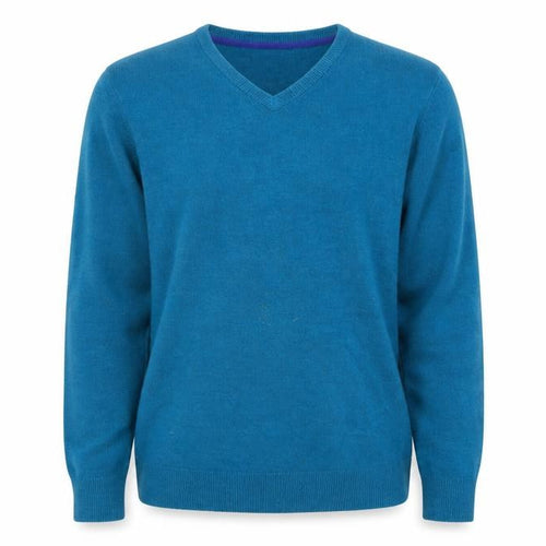 Peacocks Mens Blue  Knit Pullover Jumper Size M